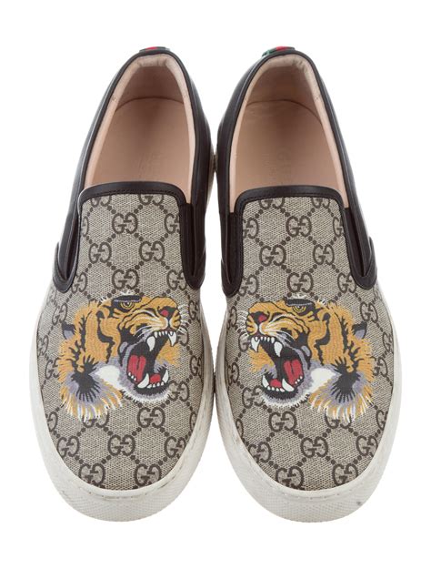 gucci tiger slip ons with fur|gucci tiger slip on.